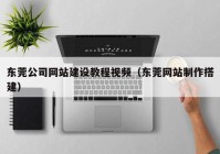 东莞公司网站建设教程视频（东莞网站制作搭建）