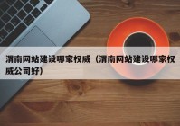 渭南网站建设哪家权威（渭南网站建设哪家权威公司好）