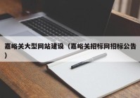 嘉峪关大型网站建设（嘉峪关招标网招标公告）