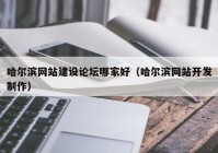 哈尔滨网站建设论坛哪家好（哈尔滨网站开发制作）