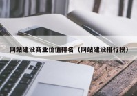 网站建设商业价值排名（网站建设排行榜）